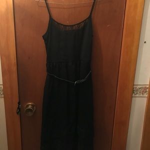 Black Mudd Lace Dress